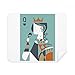 Playing Cards Illustration Q Pattern Cleaning Cloth Screen Cleaner 2pcs Suede Fabric