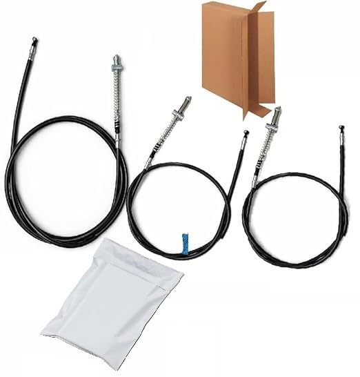 Image of IonSpare Ola Compatible Brake Cable Combo 3 Pack| Compatible for Ola S1X & S1X+,Air | Ola S1X /S1X+ Brake Cable Combo (3 Pack) - Compatible with Ola S1X and S1X+ electric scooters.