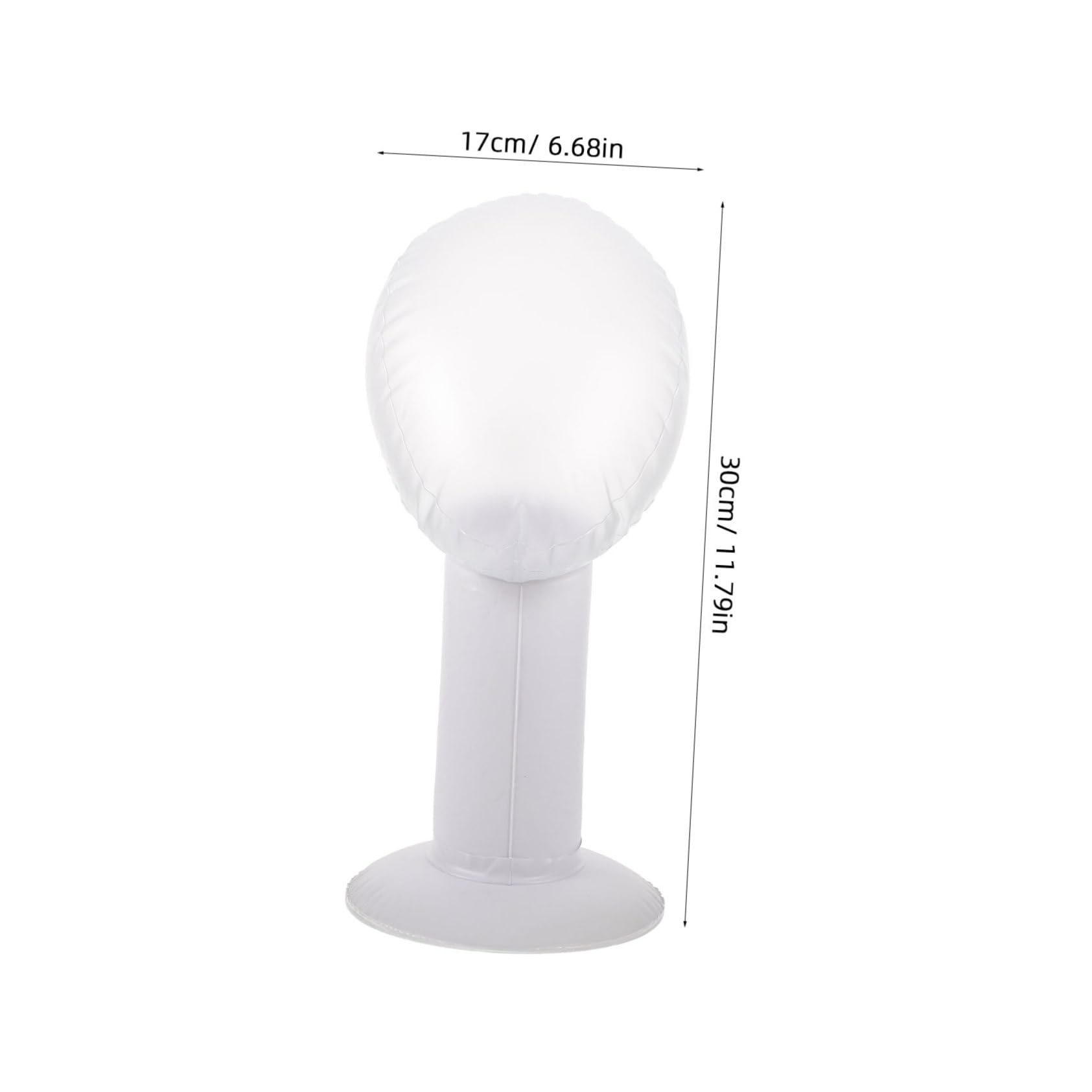 Baluue Inflatable Mannequin Head Hat Stand Display Rack for Multiple Baseball Caps Plastic Hat Holder