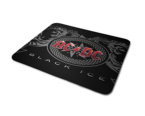 Lightning Hammerz AC/DC Black Ice Printed Mousepad | Malcolm, Angus Rock and Roll Music Band Printed Mouse Pad | Anti Skid Technology Mouse Pad for Laptops and Computers