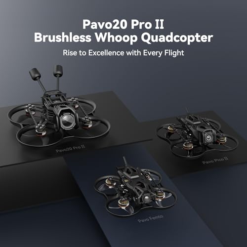 Image of BETAFPV Pavo20 Pro II Brushless Whoop Quadcopter Compatible for O4 /O4 Air Unit Pro, with HD VTX Bracket, F4 2-3S 20A AIO FC, LAVA 1104 7200KV Brushless Motors, COB LED Strip for FPV Freestyle Shooting