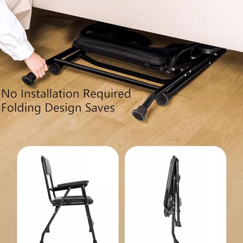 Chaise percée pliable pour le camping et la chambre des aînés - 4