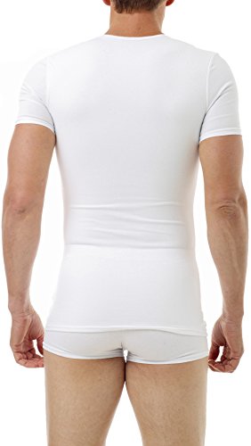 Underworks Cotton Concealer Compression V-Neck T-Shirt 3-Pack Top2