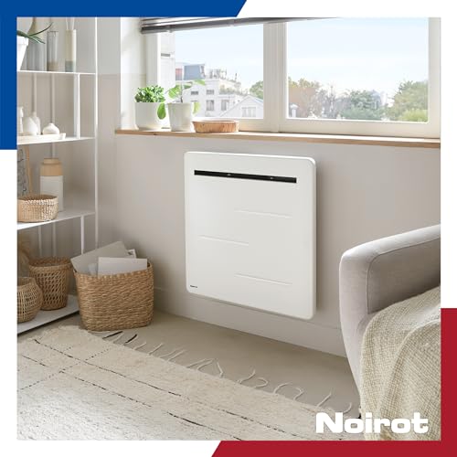 noirot radiateur Électrique amaroc inertie céramique chaleur douce & permanente certifié origine france garantie, nf blanc, 1000 watt