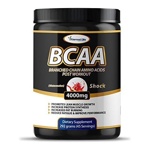 Original BCAA Powder 2:1:1 - Branched Chain Amino Acids for Muscle Building & Recovery, Fat Burning Support - Fruit Punch & Watermelon (45 Servings) Cover