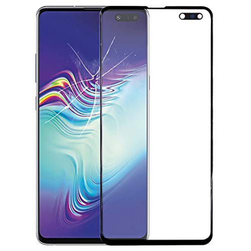 Réparer vitre brisée avec la lentille en verre pour Galaxy S10 5G noir avant