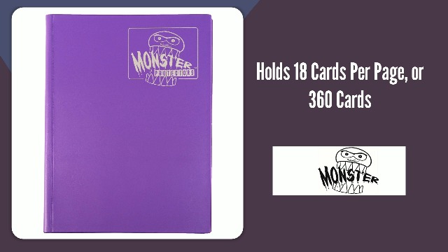 Amazon.com: Monster 9 Pocket Trading Card Binder