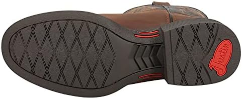Justin Men's Rendon Western Boot Round Toe Brown 11 EE US | Image 4