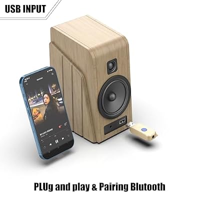 USB Bluetooth Car Kit [Stronger Mics& Noise Cancellation] &[Plug-and-Play] Bluetooth 5.3 Receiver Adapter for Car Music/Hands-Free Calls/Stereo Audio,(H222) Gold