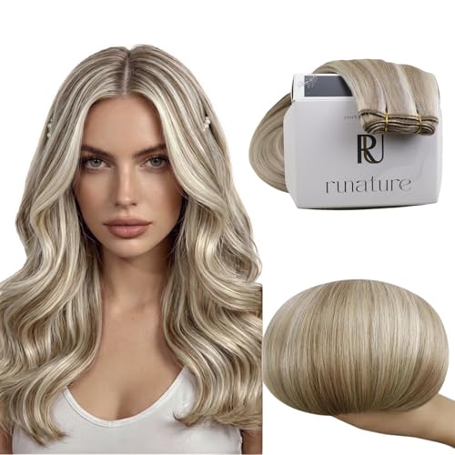 RUNATURE 24 Inch Weft Hair Extensions