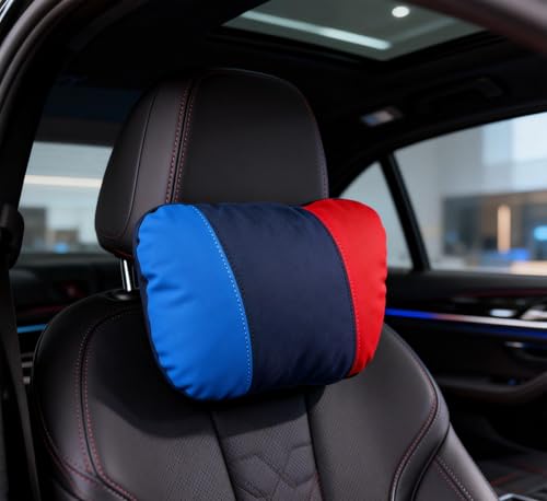 Image of Car Headrest Pillow Neck Cushion Compatible with BMW Interior