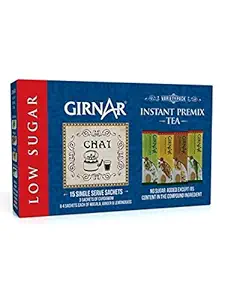 Instant Tea Premix Low Sugar Variety Pack(15 Sachets)