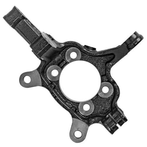 Image of Detroit Axle - 2pc Front Steering Knuckles for 07-12 Nissan Sentra, 2 Steering Knuckles Assembly 2007 2008 2009 2010 2011 2012 Replacement