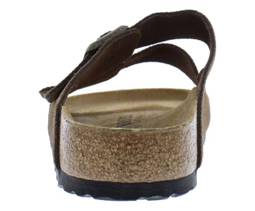 Image of Birkenstock Arizona Unisex Shoes Size 13, Color: Corduroy Espresso-Brown