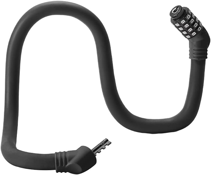 Bicycle Lock Cycling Portable Bike Lock Road Bicycle Small Cable Lock Equipment Bike Accessories (Color : Black, Size : 60cm) (Blue 60cm)