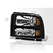 AJP Distributors Black Housing Clear Lens Amber Reflector Signal Headlights Head Lights Assembly Lamps Pair Compatible/Replacement For Excursion F250 F350 F450 F550 Super Duty 2005 2006 2007 05 06 07