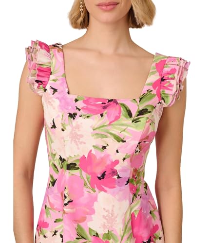 Image of Adrianna Papell Printed Midi Dress