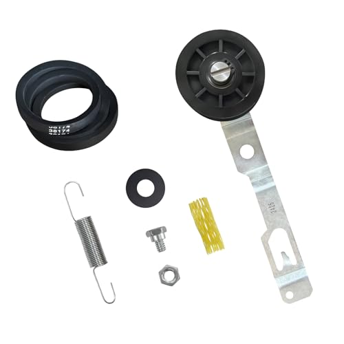 959P3 Washer Idler Pulley& Lever& 38174 Belt Kit Compatible with Alliance Speed Queen Washer, Replacement Part 2020782 AP4489045