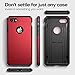 ImpactStrong for iPhone 7 Case/iPhone 8 Case, Heavy Duty Dual Layer Protection Cover (Red)