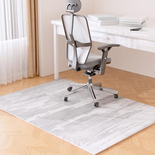 Tapis de chaise de bureau pour moquette grand format 150x150cm Style 7 résistant