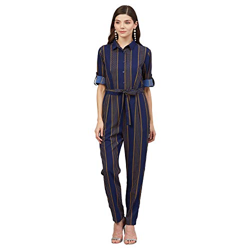 Image of Rare Women's Polyester Jumpsuit Maxi Casual Dress