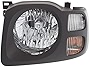 CarLights360: For 2002 2003 2004 Nissan Xterra Headlight Assembly Driver Side w/Bulbs Black Housing CAPA Certified For NI2502147