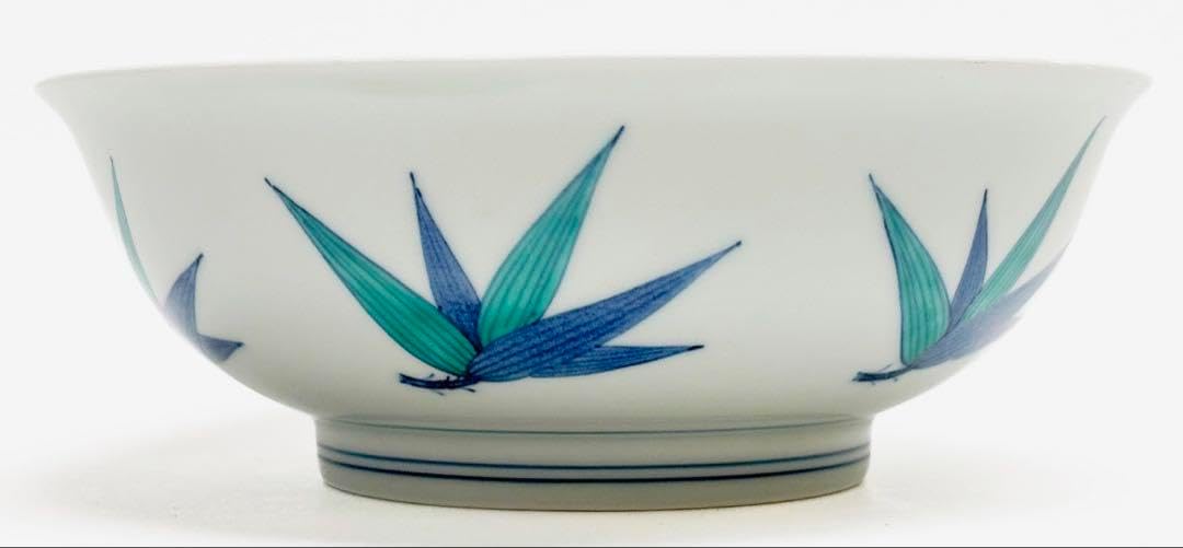 今右衛門窯 笹絵菓子器 箱あり 【公式通販】