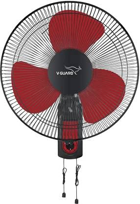 KAVITA ELECTRONICS-Esfe SW 400 mm Energy Saving 3 Blade Wall Fan (Red & Black, Pack of 1)