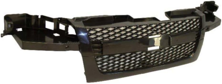 Grille Front Side Extended Black Three Pieces Design W/O Moulding Zsd ZSD