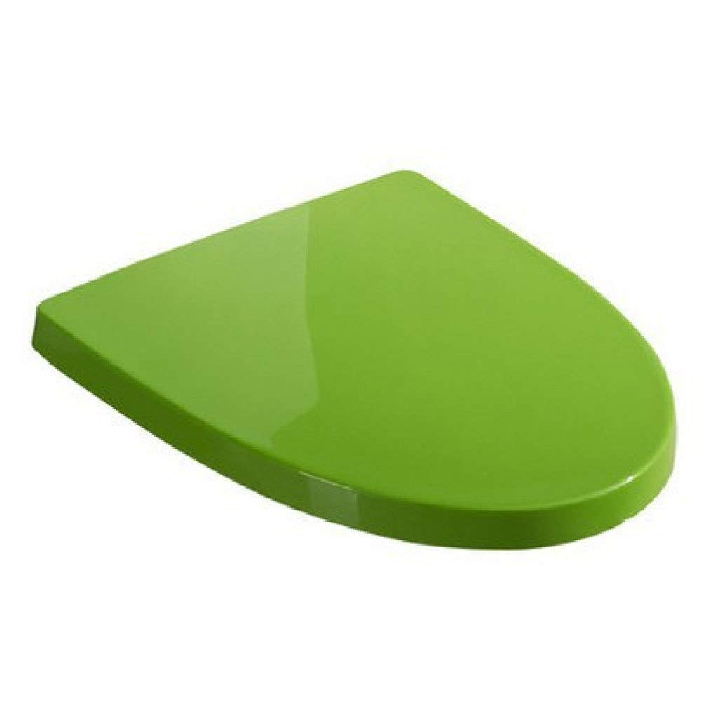 Nviusdsj Grün Toilet Seats, Toilet Seat Universal With Adjustable Length Mute Easy To Install Lid For U Shape(Grün)