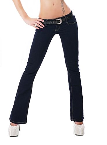 Noir Triple XXX - Jeans - Bootcut - Femme bleu noir foncé 61 - bleu - 42 Cover