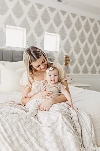 Image of Copper Pearl Jumbo 3-Layer Baby Blanket: Soft Baby Quilts for Boys and Girls | Breathable, Cozy, Toddler Blanket | Baby Quilt for Newborns | 60x72 Premium Material | Bliss