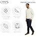 Chaps Men's Classic Fit Long Sleeve Cotton Jersey Midweight Crewneck Sweater, Oatmeal Heather, X-Large