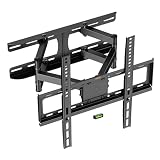 VonHaus Soporte de TV Pared Inclinable Giratorio para Pantallas de 24-65' - Soporte de Pared TV con Nivel de Burbuja – Vesa Máx 400x400 Capacidad 45Kg