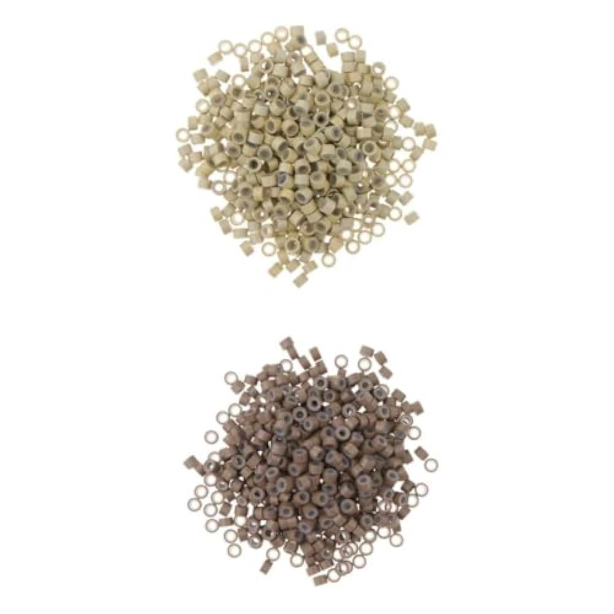 Silicone Micro Rings Links Crimp Beads Hair Extensions Tools Set