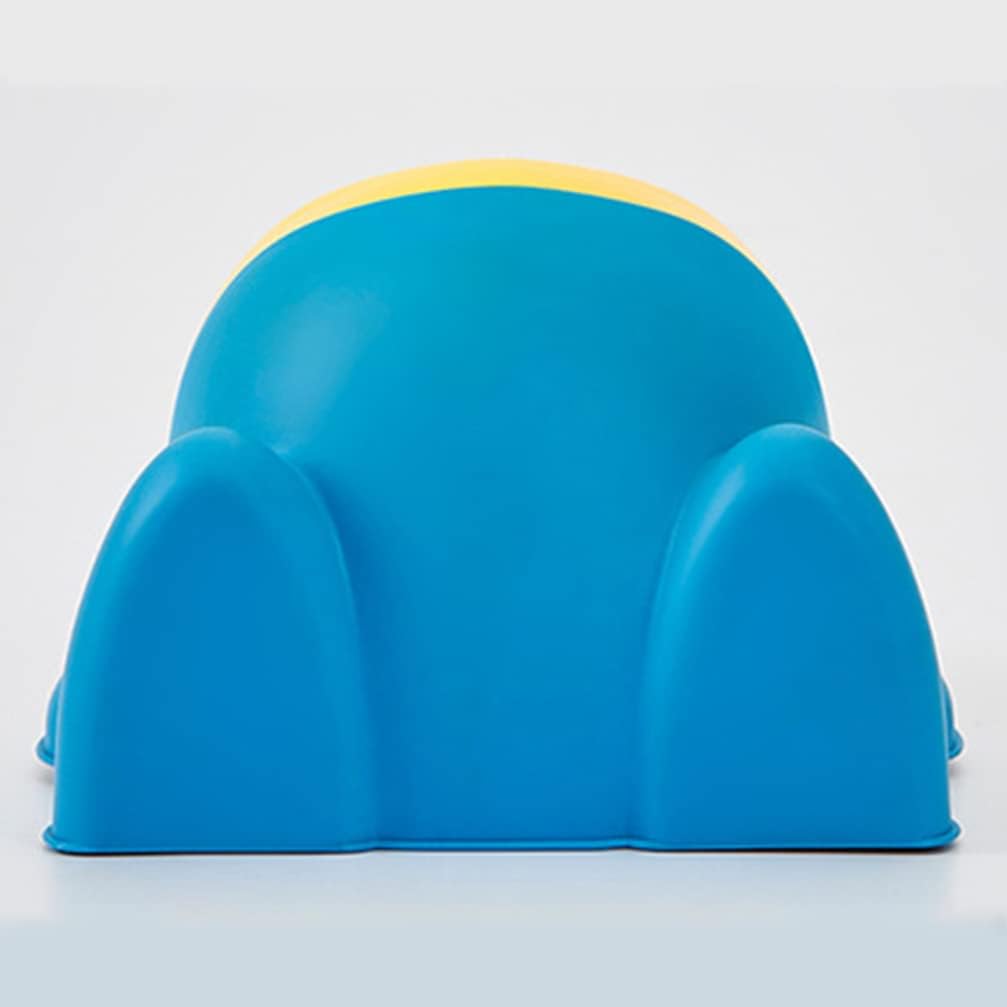 ARTIBETTER Standing Pee Toilet Potty Training Urinal Boy Children Standing Potty Toilet Frog Style Toddler Toilet Wall Mounted Kids Bathroom Pee Trainer Blue Cartoon Animal Potty