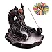 Produktbild XUDREZ Keramik Räucherstäbchenhalter Rückfluss Räuchergefäß Drache, Weihrauchbrenner Halter mit 20 Räucherkegel Wasserfall +30 Räucherstäbchen
