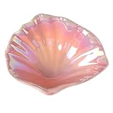 Photo Gallery misijuer vassoio per gioielli, in ceramica, 14 cm, con conchiglie blu vivo, piatto per gioielli come decorazione per la casa o il tavolino da caffè, regalo per donna/mamma/amici, colorato rosa Photo Gallery misijuer vassoio per gioielli, in ceramica, 14 cm, con conchiglie blu vivo, piatto per gioielli come decorazione per la casa o il tavolino da caffè, regalo per donna/mamma/amici, colorato rosa