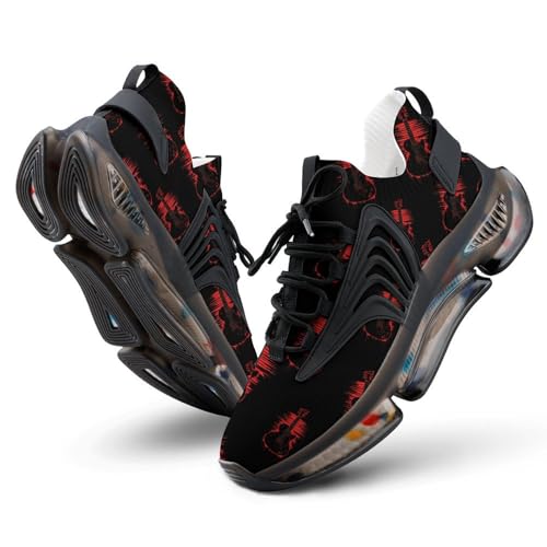 Guitar Men's Tennis Shoes Fashion Athletic Sneakers for Sport Walking Running Workout
