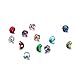 EVERLEAD 12Pcs Crystal Birthstones, for Floating Charm Living Memory Lockets (12 Colors)