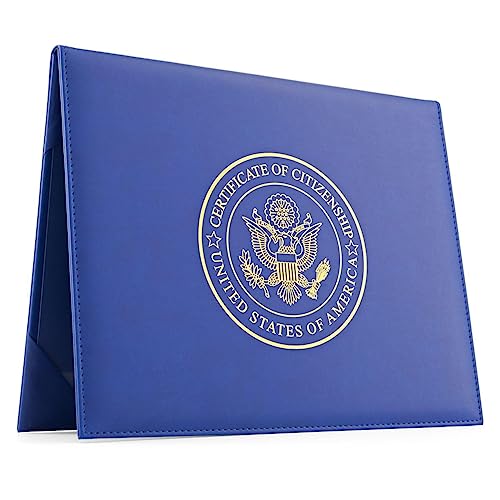 Opiniones y reviews de Marcos para Certificados Oficina los preferidos por los clientes. 31 Soporte para certificado de ciudadanía de Estados Unidos y certificado de naturalización, marco de carpeta, regalos patrióticos únicos para nuevos ciudadanos americanos