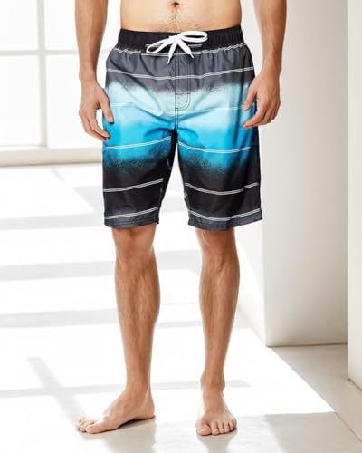 Men's Summer Swim Trunk, Casual and Comfortable Beach Short, Suitable for Fitness Running wear