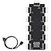 Tonysa Hub RGB de 10 Canales Aura SVNc Diseño de Clavija Horizontal Cable de extensión del Ventilador de la Placa Base RGB(12V 4-Pin)