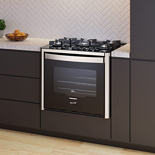 FISCHER FOGÃO DE EMBUTIR À GÁS 5 BOCAS TRIPLA CHAMA GRAN CHEFF COM DOURADOR 220V – 28550-65541