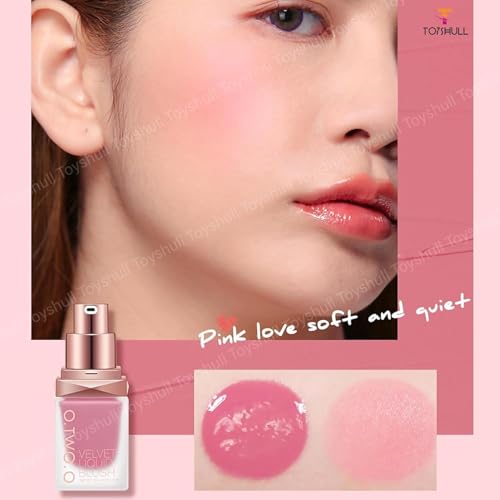 TOYSHULL O.TWO.O Liquid Blusher: Shade 1 - Pink Purple, Intense Pigmentation, Waterproof, Long-Lasting, Easy To Apply Makeup Blush, girls make up, glow up, gift - 15g... - Image 3