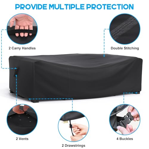 Bâche de protection salon de jardin imperméable table et chaise