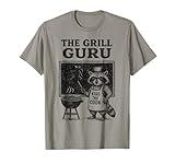 Mapache para Asar Barbacoa Grill Dad Guru Camiseta