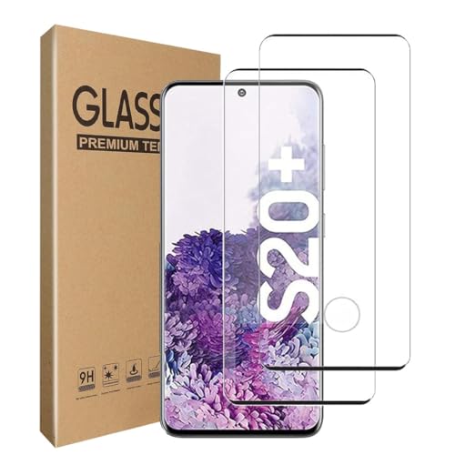 GAPlus [2-Pack] Screen Protector for Samsung Galaxy S20+ Plus/ S20+ Plus 5G Tempered Glass Film [Fingerprint Sensor][Case Friendly][Anti-Scratch][Anti-Shatter] For Samsung Galaxy S20+ Plus 5G