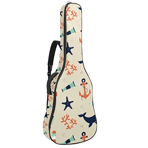 Étui de protection rembourré pour guitare classique acoustique Motif baleine, Multicolore 01., 42.9×16.9×4.7 in… - Les Beatles, Paul McCartney, John Lennon, RIngo Starr, George Harrison Étui de protection rembourré pour guitare classique acoustique Motif baleine, Multicolore 01., 42.9x16.9x4.7 in…