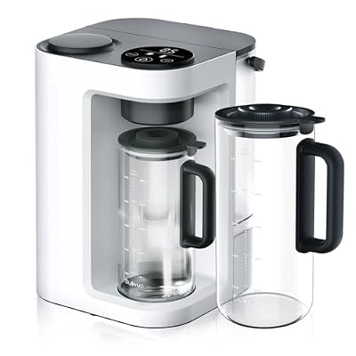 Bluevua RO100ROPOT-LITE Countertop Reverse Osmosis Water Filter System, White, with One Extra ROPOT-LITE Replacement Carafe, Bundle